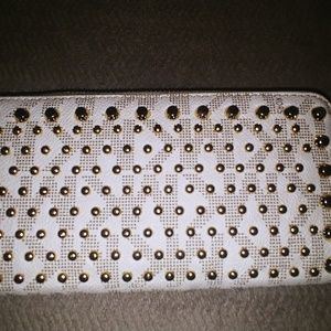 Michael Kors gold studded wallet